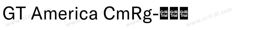 GT America CmRg字体转换